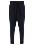 Roberto Collina Roberto Collina Blue Merino Wool Joggers (Workout Pants)