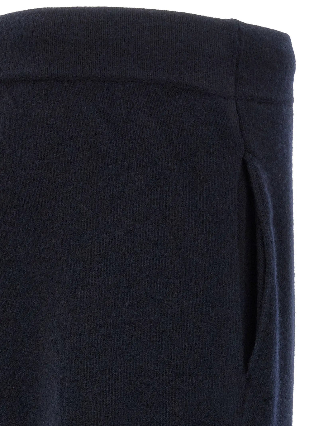 Roberto Collina Roberto Collina Blue Merino Wool Joggers (Workout Pants)