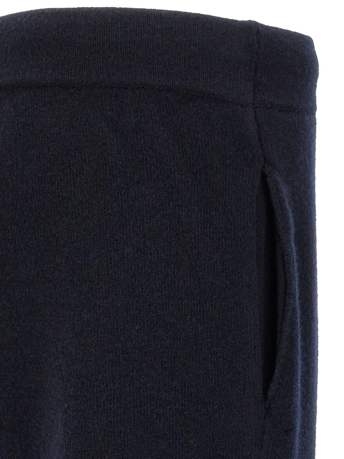 Roberto Collina Roberto Collina Blue Merino Wool Joggers (Workout Pants)