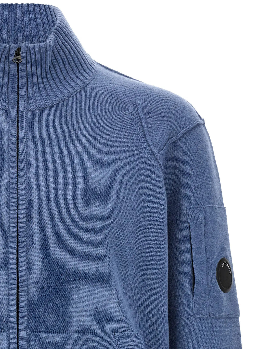 C.P. Company C.P. Company Blue Wool Cardigan