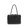 The Attico The Attico Black Calf Leather Bos Taurus Shoulder Bag
