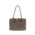 The Attico The Attico Gray Calf Leather Bos Taurus Shoulder Bag