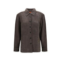 Missoni Missoni Brown Cashmere Dress Shirt