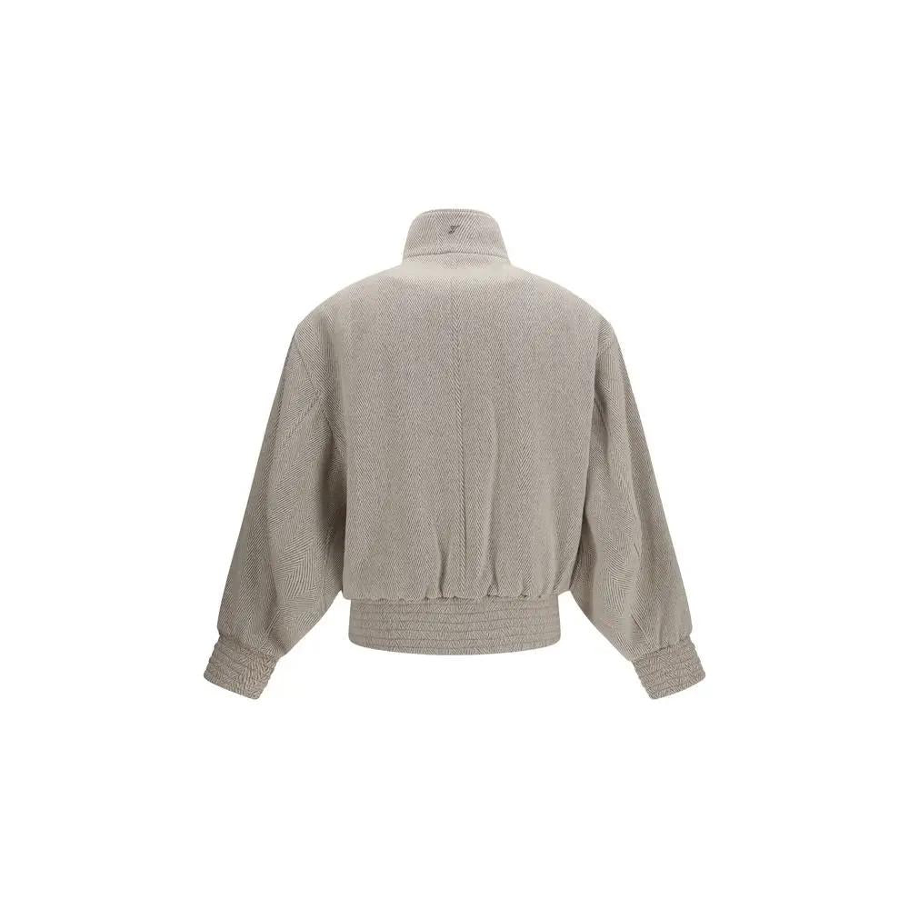 Jacquemus Jacquemus Beige Wool Oves Aries Bomber