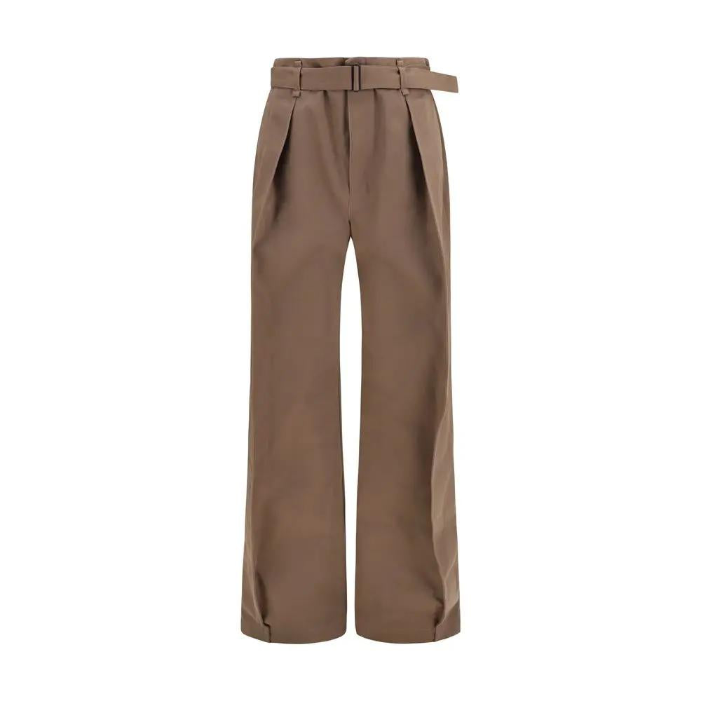 Lemaire Lemaire Brown Polyester Casual Pants