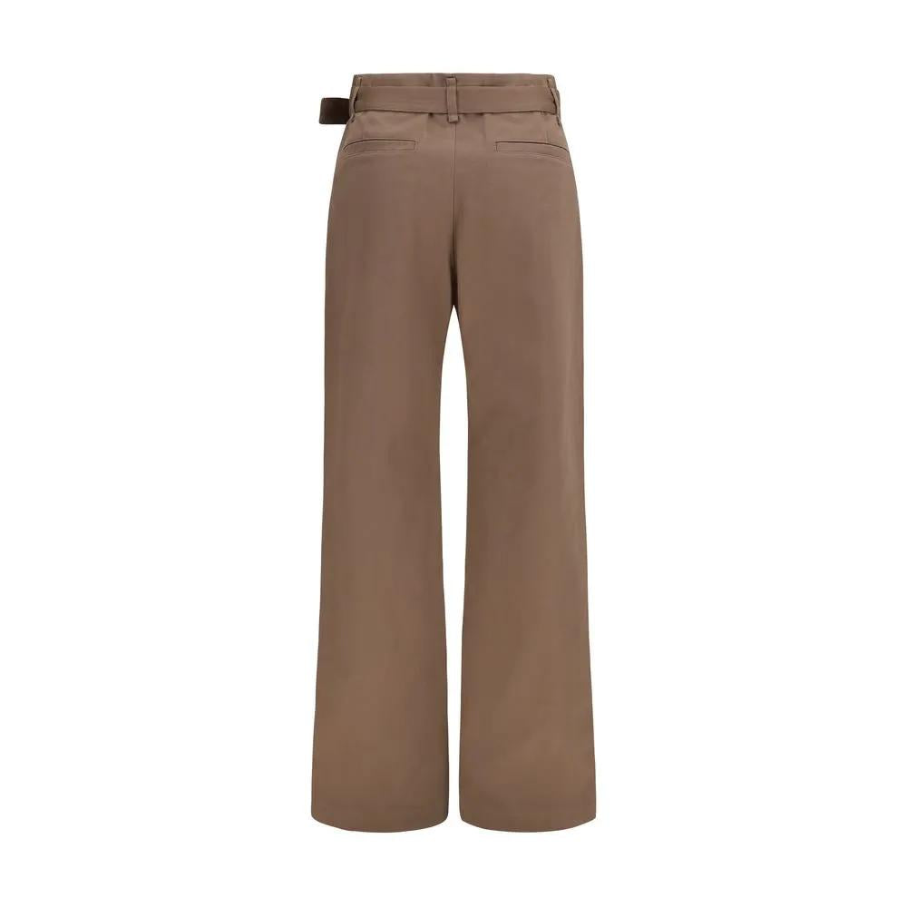 Lemaire Lemaire Brown Polyester Casual Pants