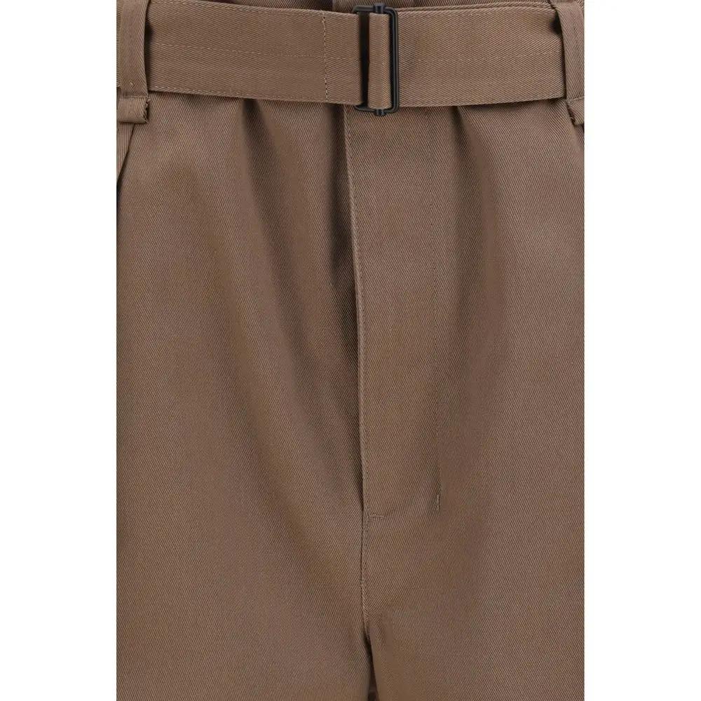 Lemaire Lemaire Brown Polyester Casual Pants