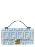 Fendi Fendi Blue Cotton Cardholder