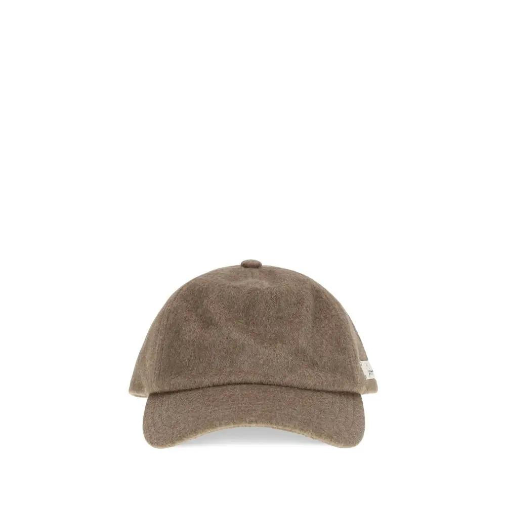 Jacquemus Jacquemus Brown Wool Oves Aries Cap (Baseball Hat)
