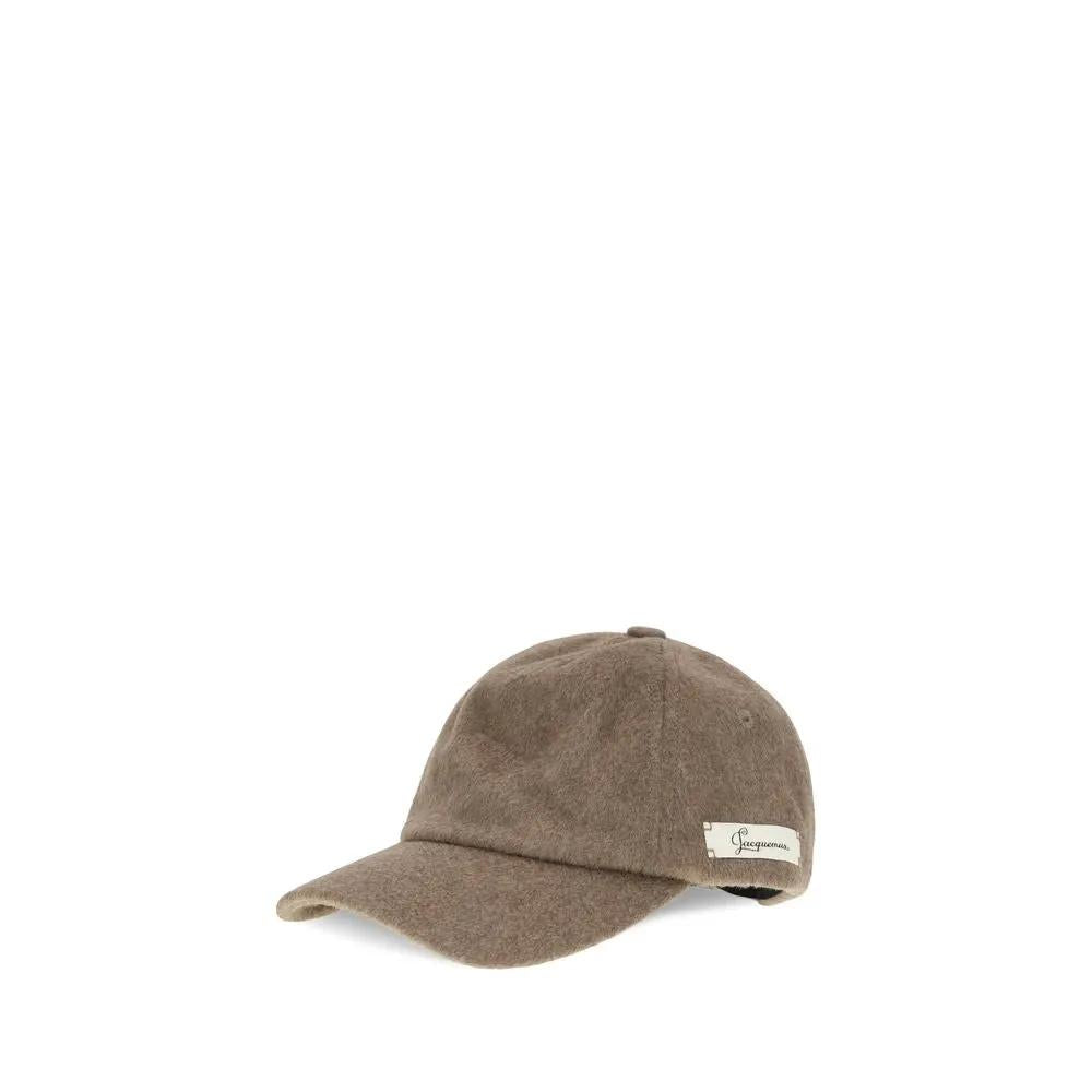 Jacquemus Jacquemus Brown Wool Oves Aries Cap (Baseball Hat)