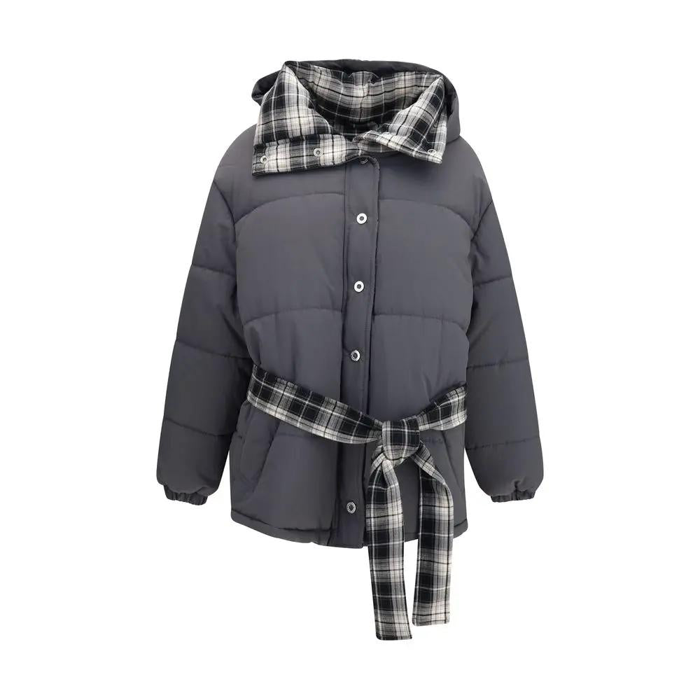MARBELL MARBELL Gray Polyamide Full-Length Jacket