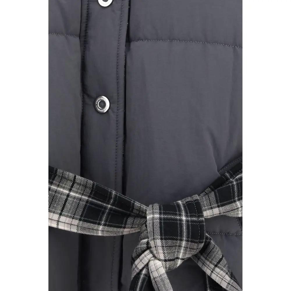 MARBELL MARBELL Gray Polyamide Full-Length Jacket