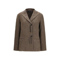 Giorgio Armani Giorgio Armani Brown Wool Oves Aries Full-Length Jacket