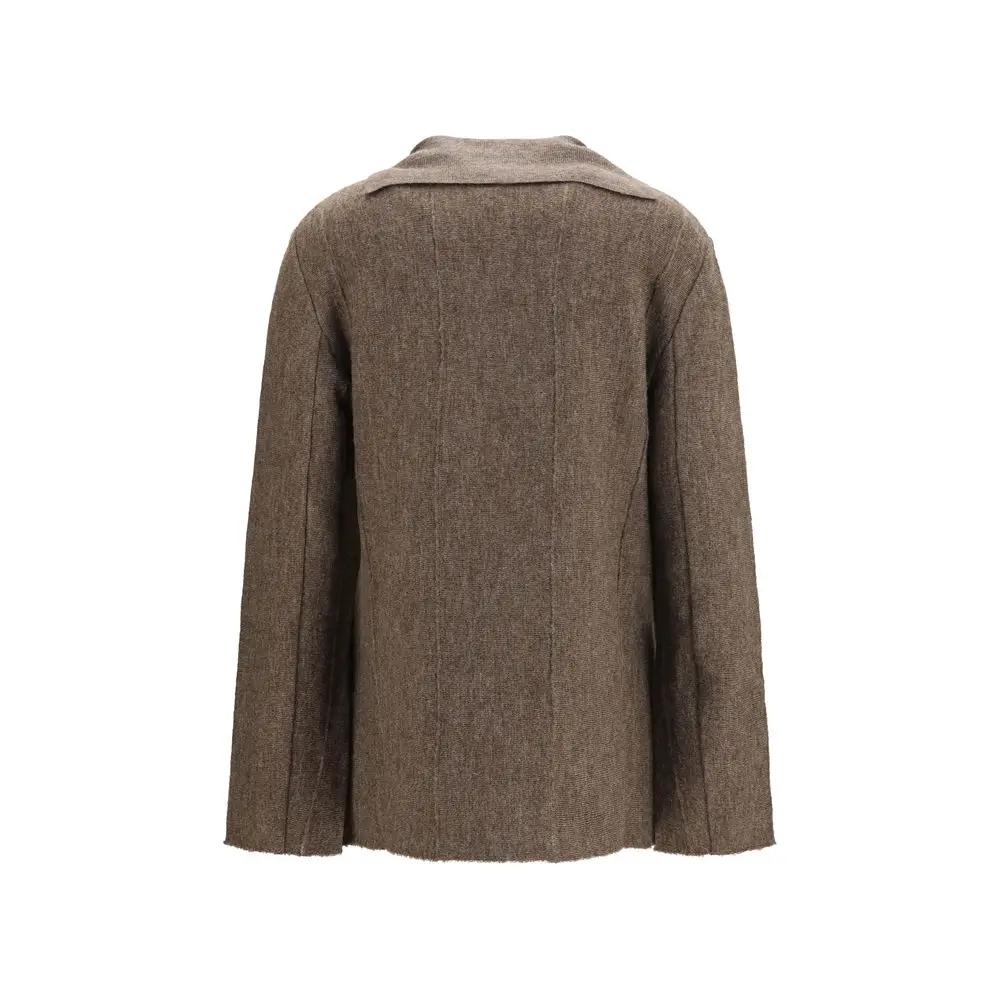 Giorgio Armani Giorgio Armani Brown Wool Oves Aries Full-Length Jacket