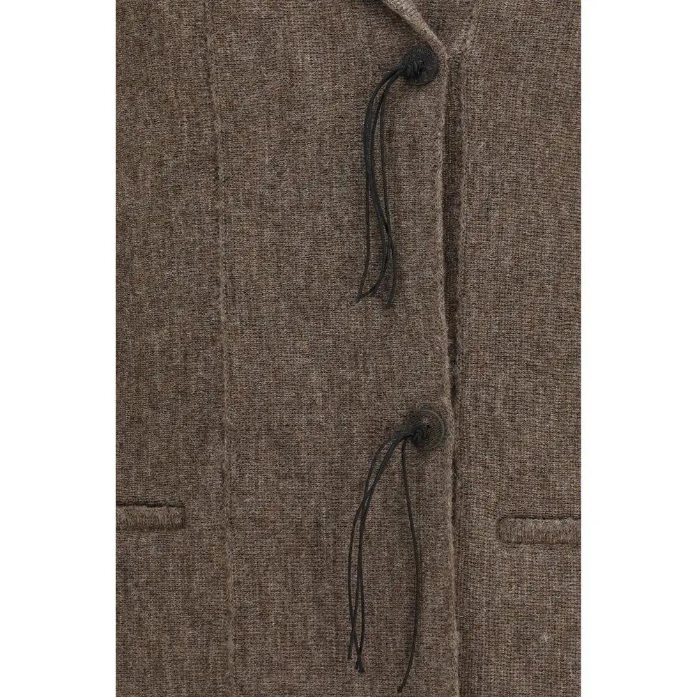 Giorgio Armani Giorgio Armani Brown Wool Oves Aries Full-Length Jacket