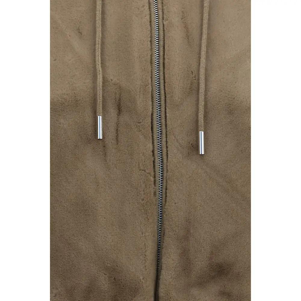 Moose Knuckles Moose Knuckles Brown Wool Oves Aries Hoodie