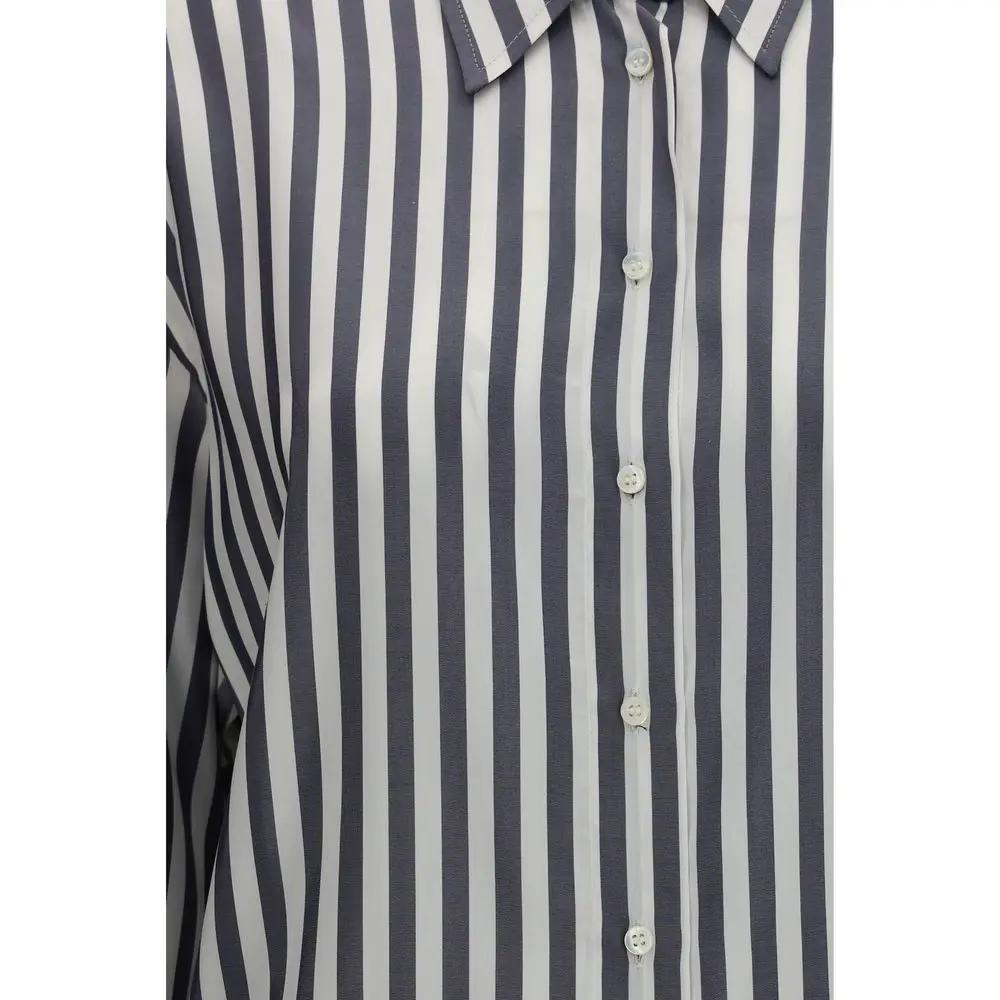 Brunello Cucinelli Brunello Cucinelli Multicolor Silk Shirt