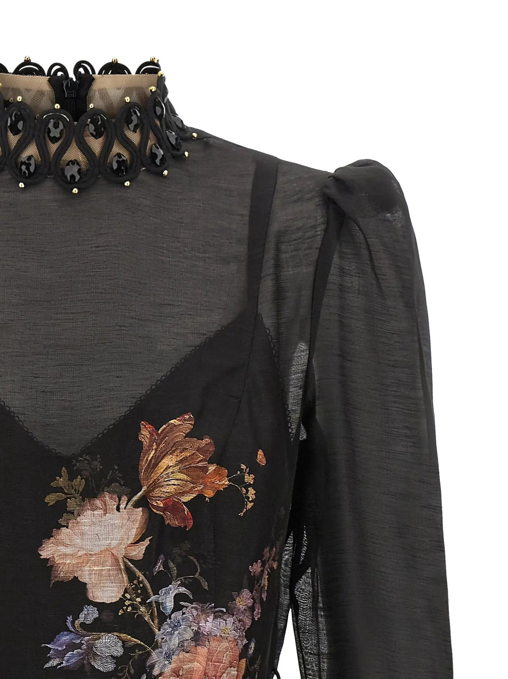 Zimmermann Zimmermann Multicolor Linen Short Dress