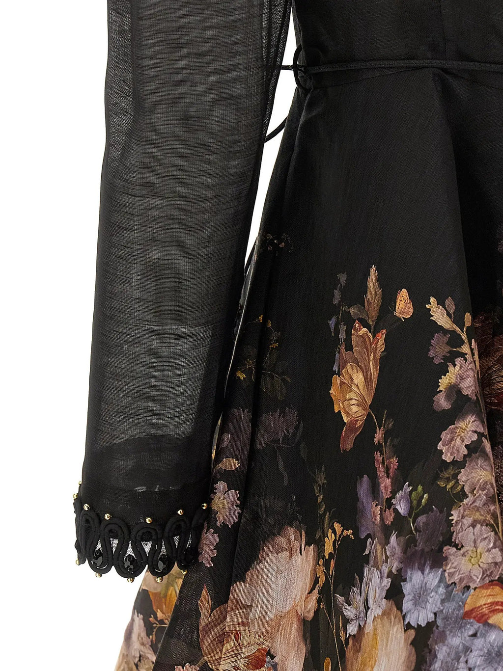 Zimmermann Zimmermann Multicolor Linen Short Dress
