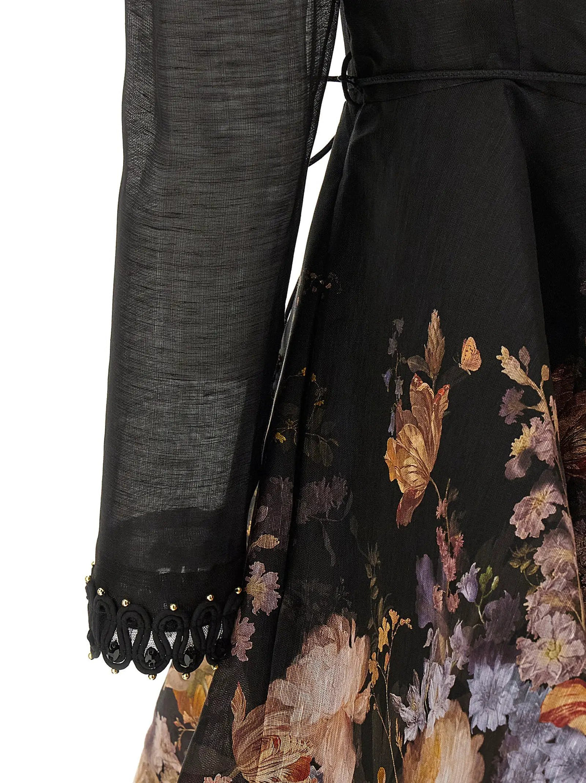 Zimmermann Zimmermann Multicolor Linen Short Dress