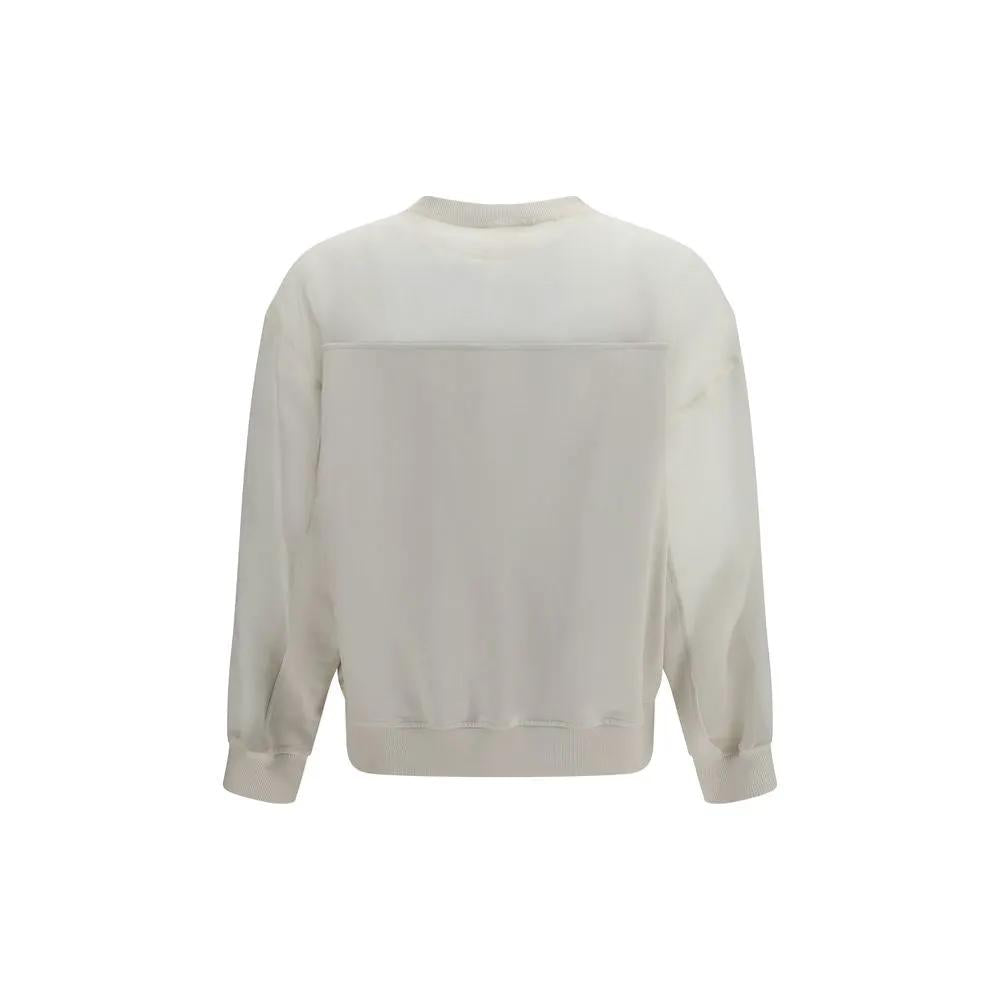 Brunello Cucinelli Brunello Cucinelli White Cotton Sweatshirt