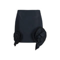Blumarine Blumarine Black Polyester Mini Skirt