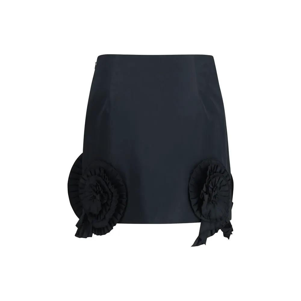 Blumarine Blumarine Black Polyester Mini Skirt