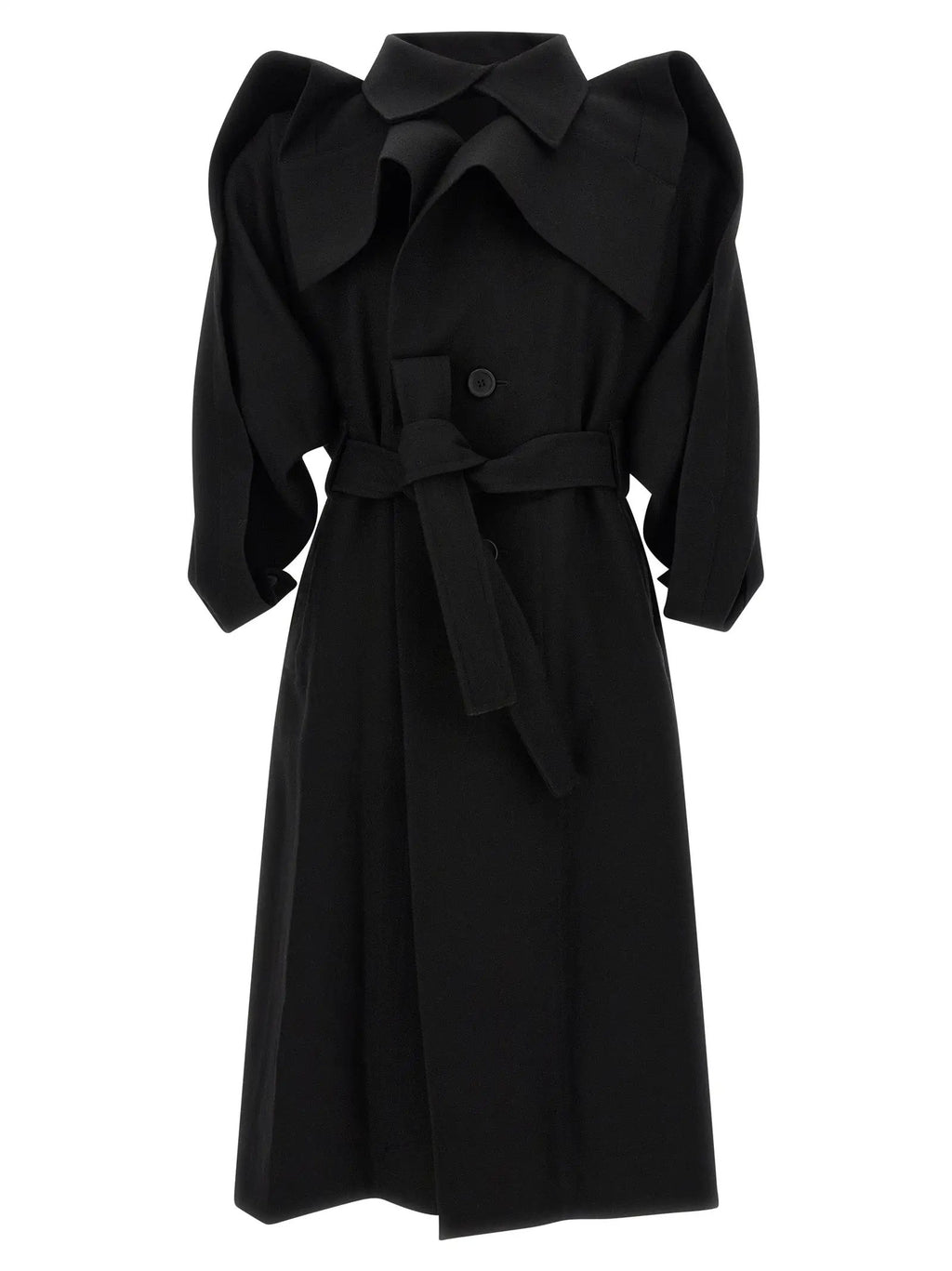 Issey Miyake Issey Miyake Black Wool Coat