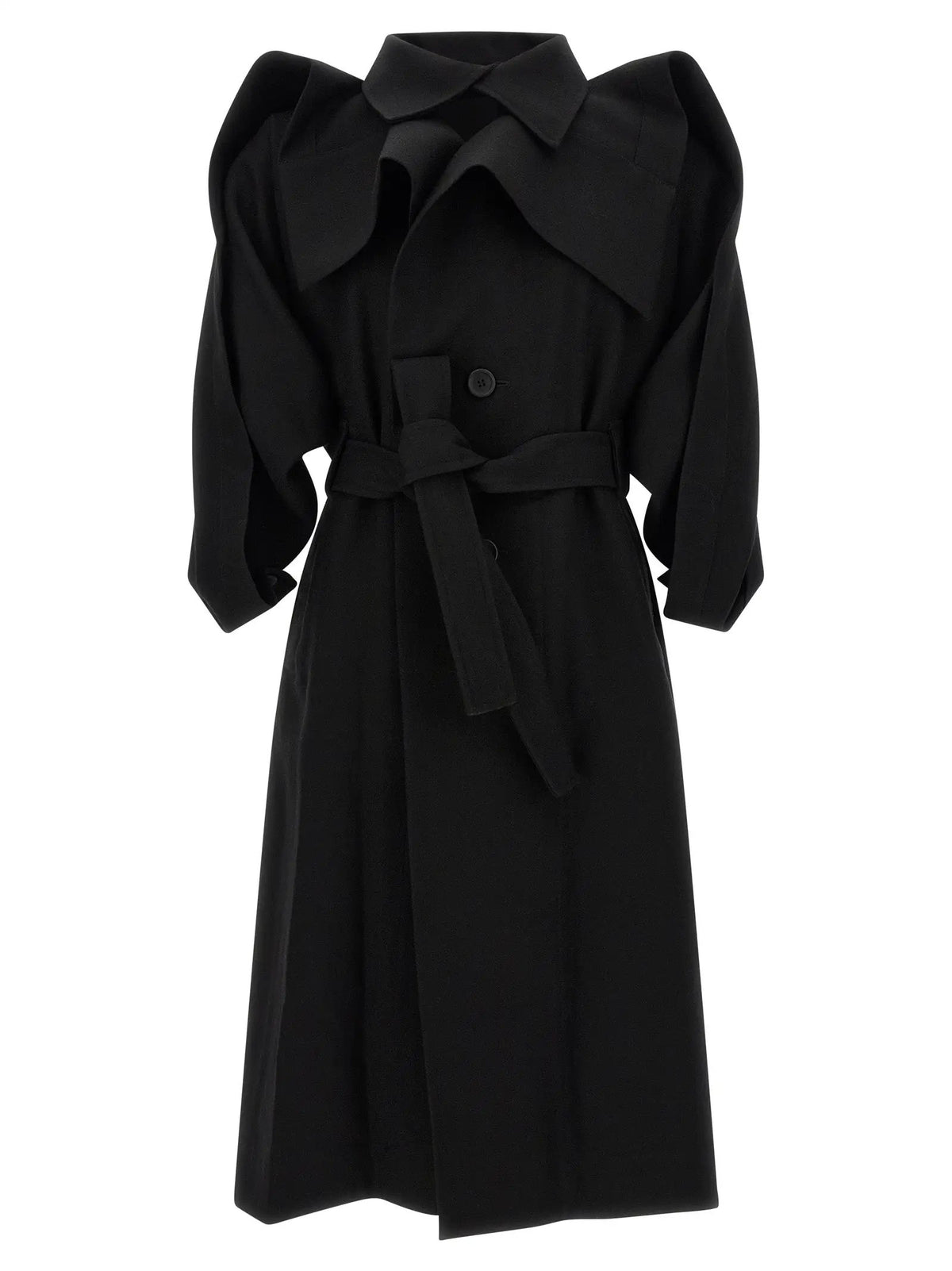 Issey Miyake Issey Miyake Black Wool Coat