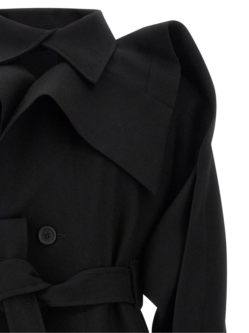 Issey Miyake Issey Miyake Black Wool Coat
