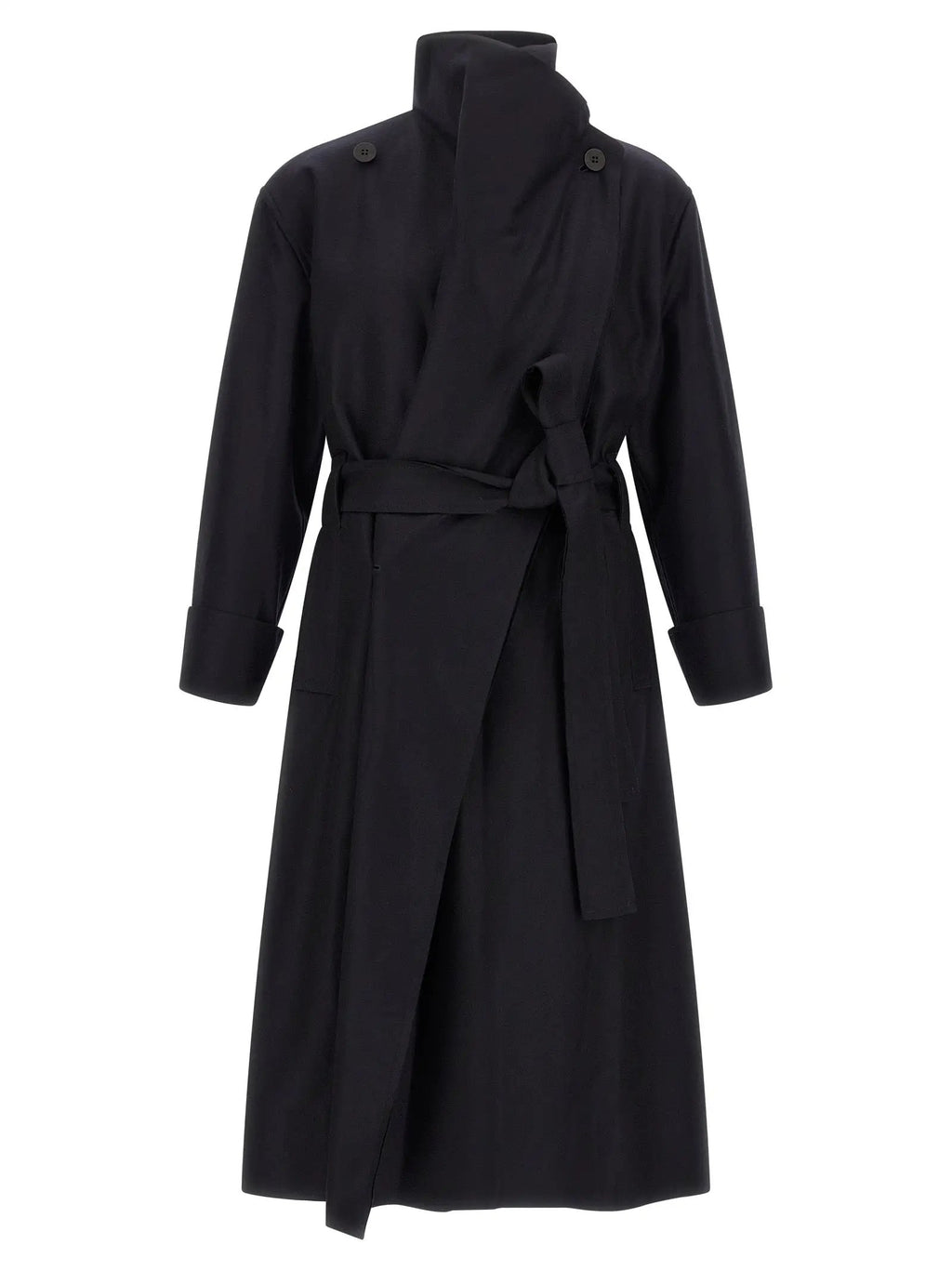 Issey Miyake Issey Miyake Black Wool Coat