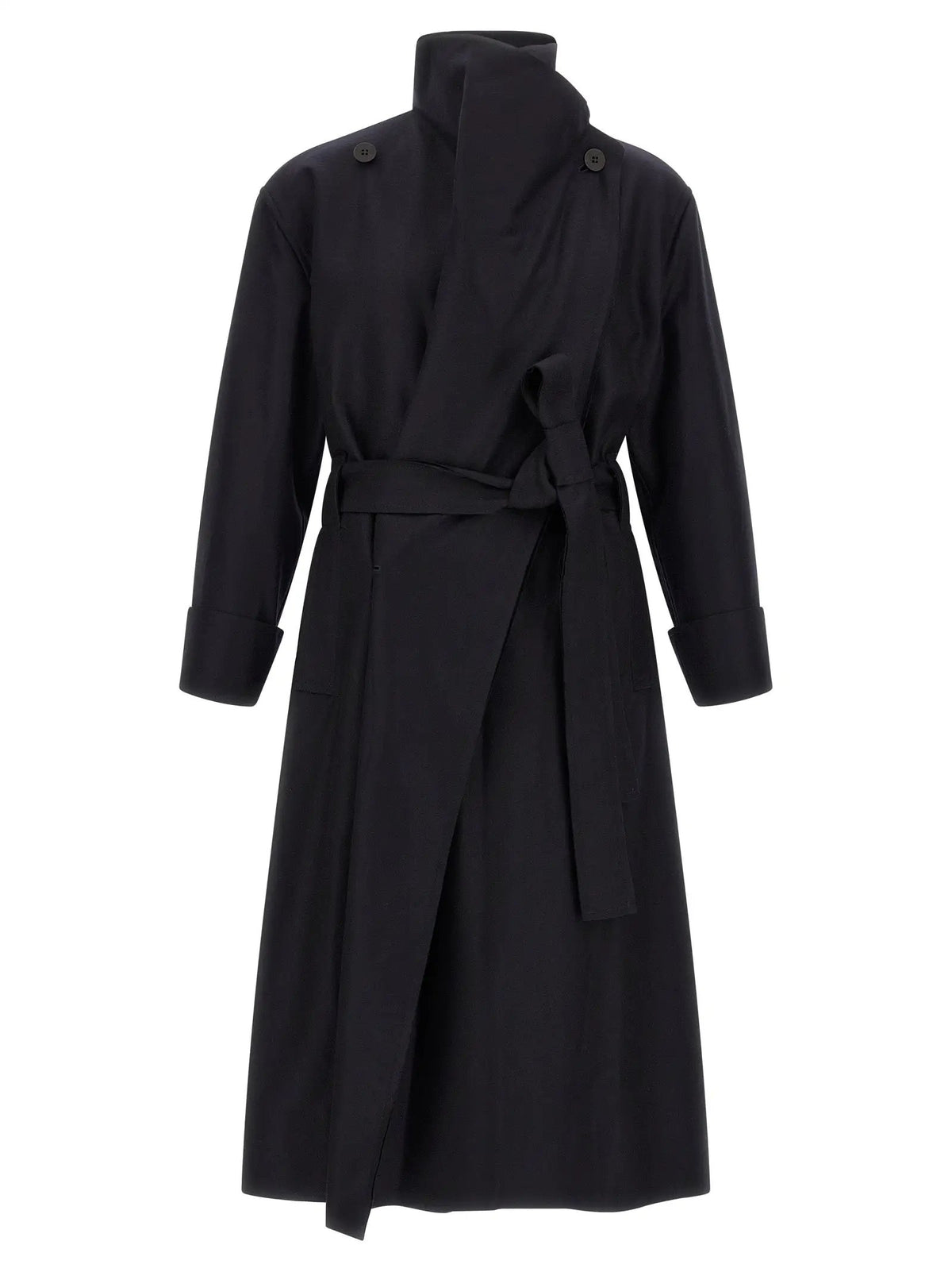 Issey Miyake Issey Miyake Black Wool Coat