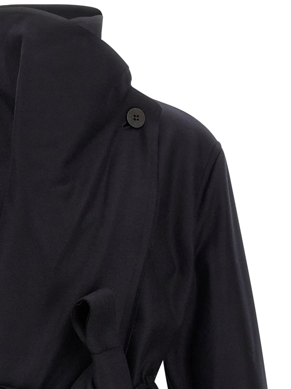 Issey Miyake Issey Miyake Black Wool Coat
