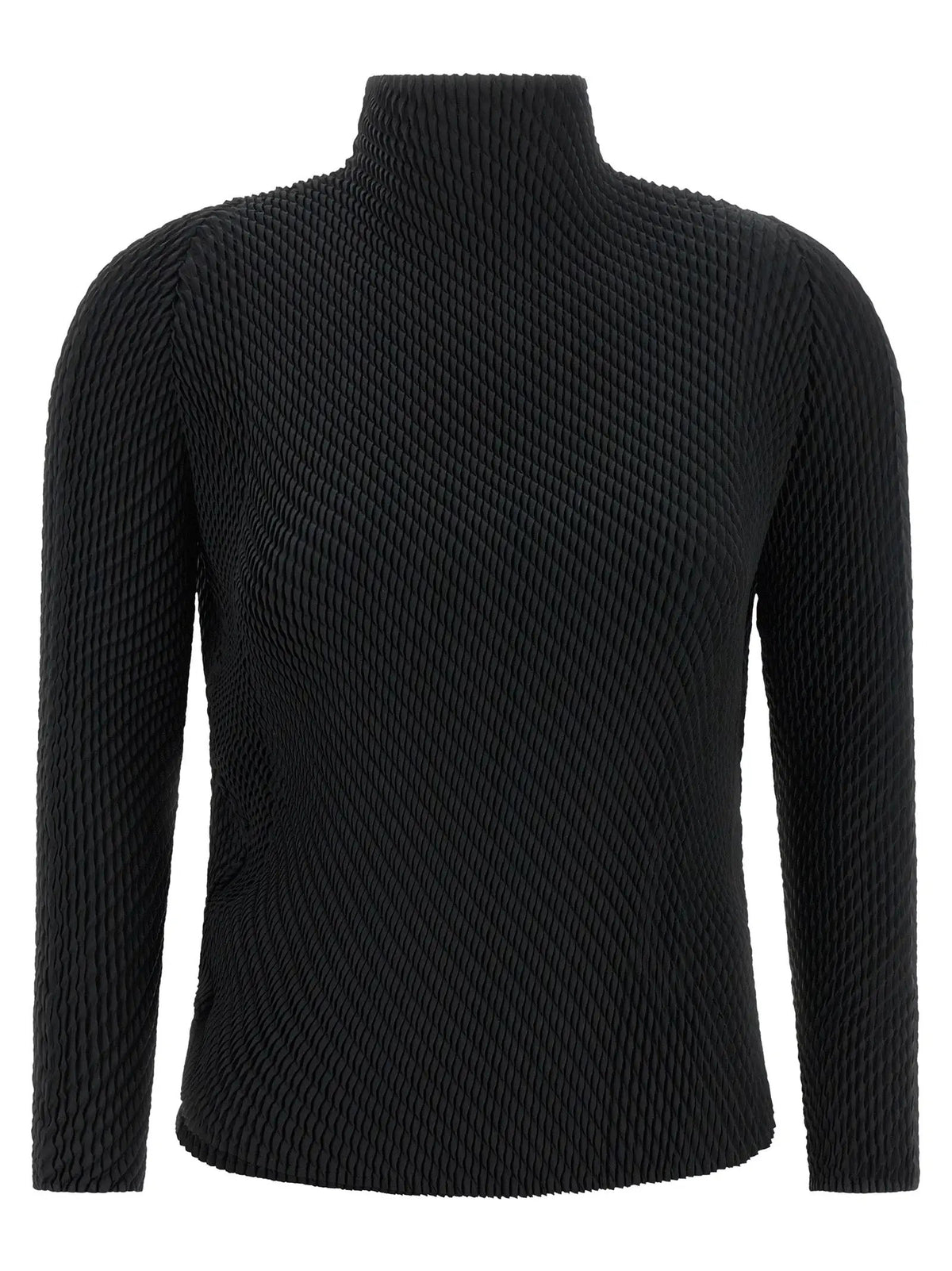 Issey Miyake Issey Miyake Black Polyester Shirt
