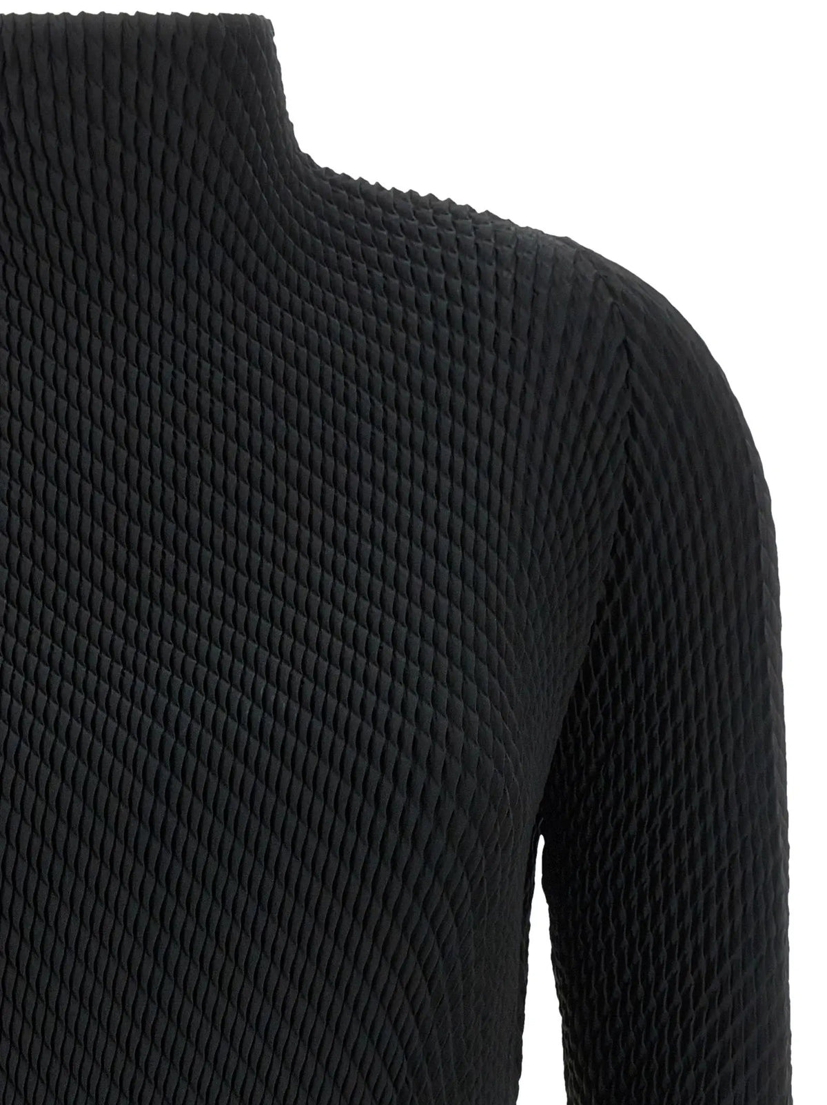 Issey Miyake Issey Miyake Black Polyester Shirt