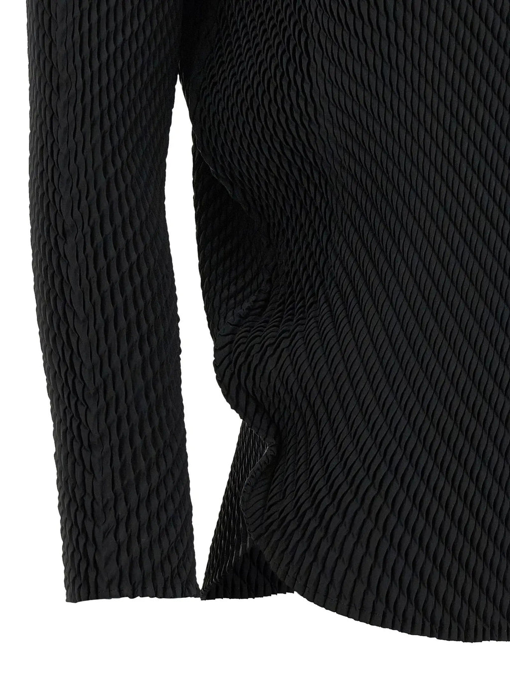 Issey Miyake Issey Miyake Black Polyester Shirt