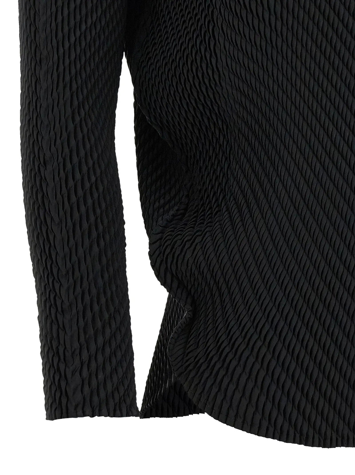 Issey Miyake Issey Miyake Black Polyester Shirt