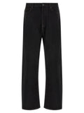 Balenciaga Balenciaga Black Cotton Relaxed Fit Jeans