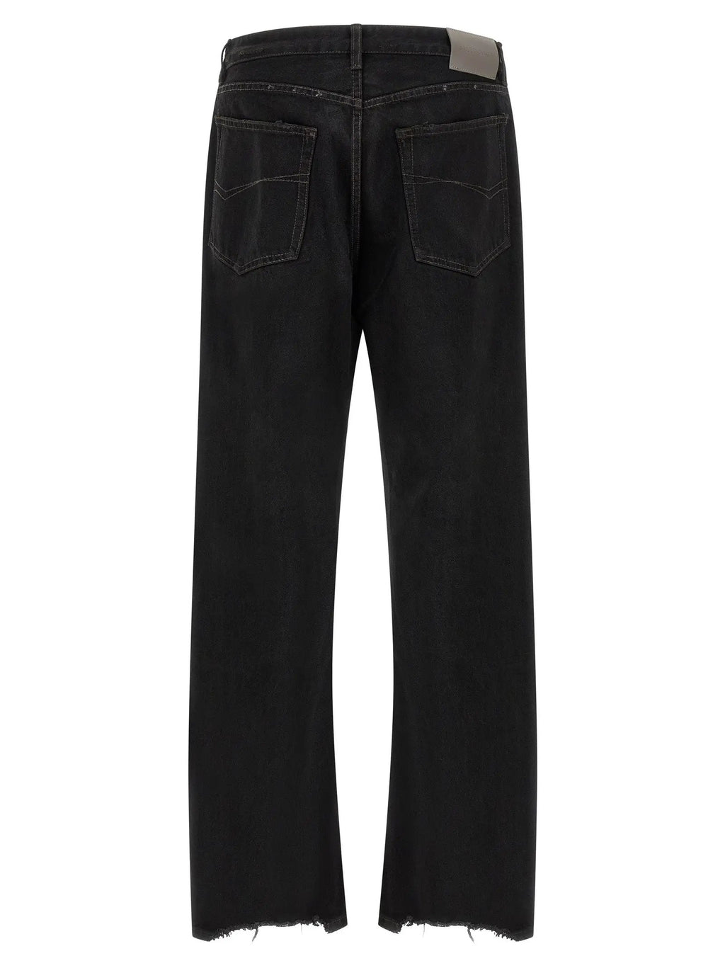 Balenciaga Balenciaga Black Cotton Relaxed Fit Jeans