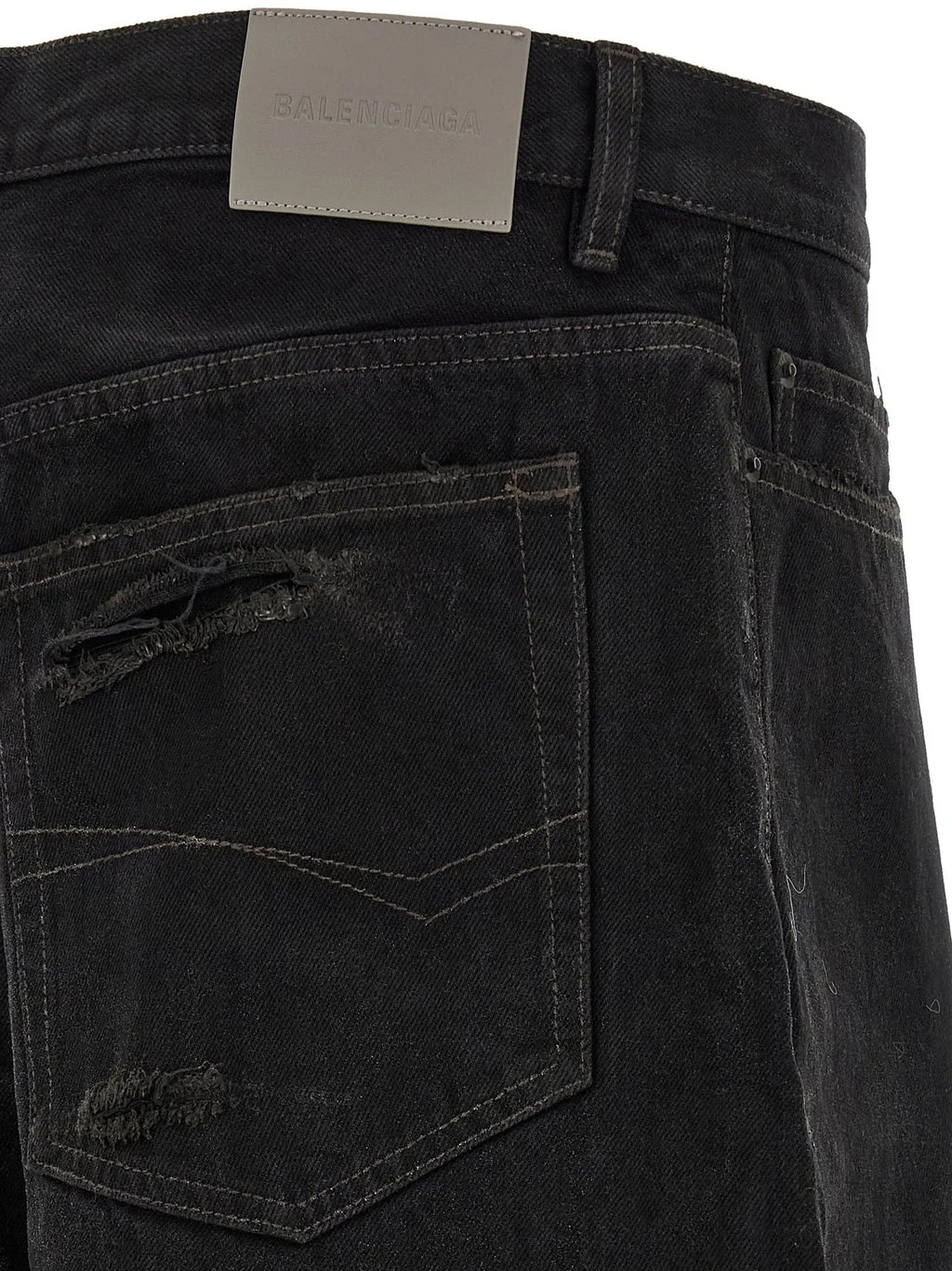 Balenciaga Balenciaga Black Cotton Jeans Denim