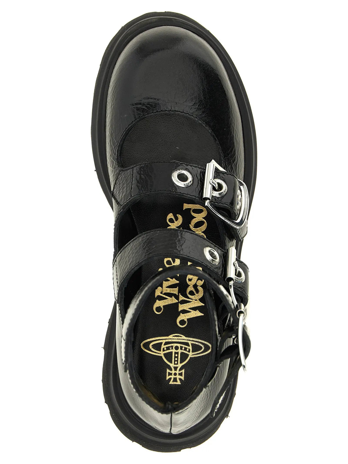 Vivienne Westwood Vivienne Westwood Black Calfskin Ballet Flats