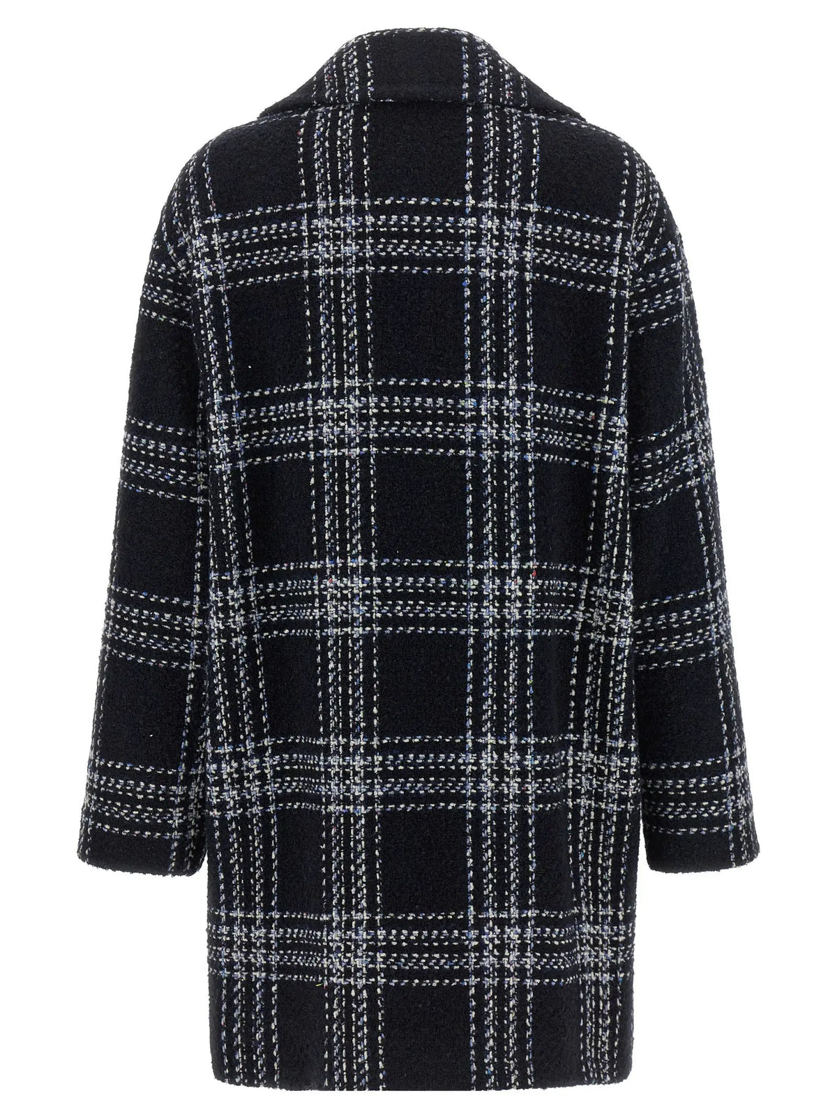 Tagliatore Tagliatore Blue Wool Coat