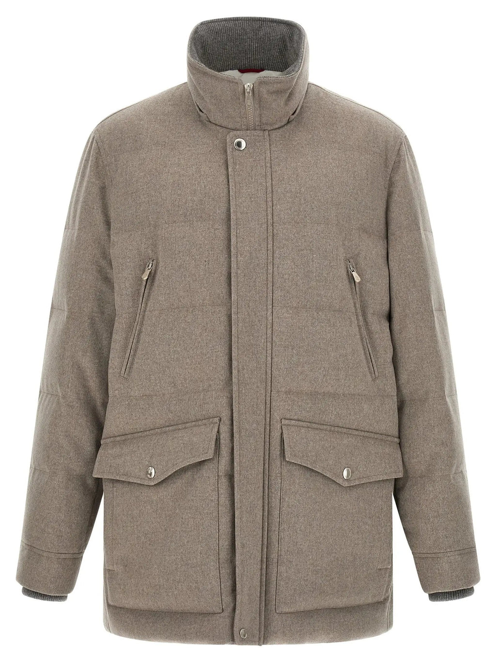 Brunello Cucinelli Brunello Cucinelli Beige Wool Parka