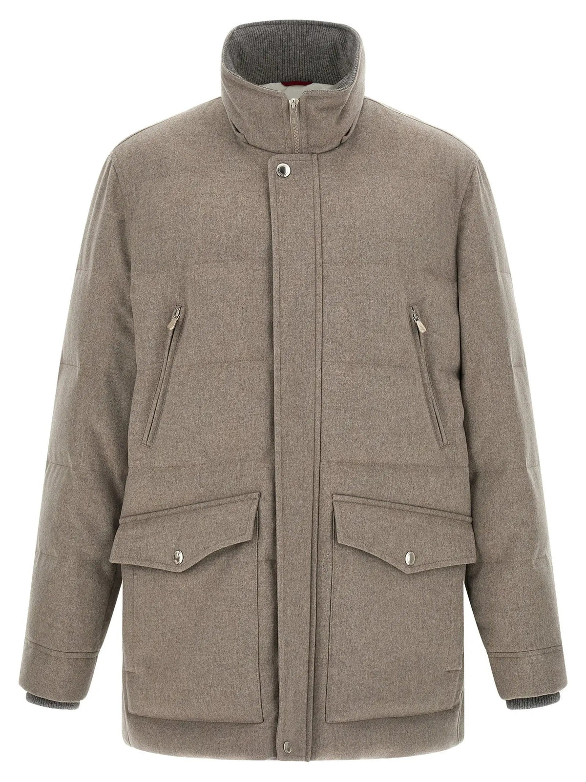 Brunello Cucinelli Brunello Cucinelli Beige Wool Parka