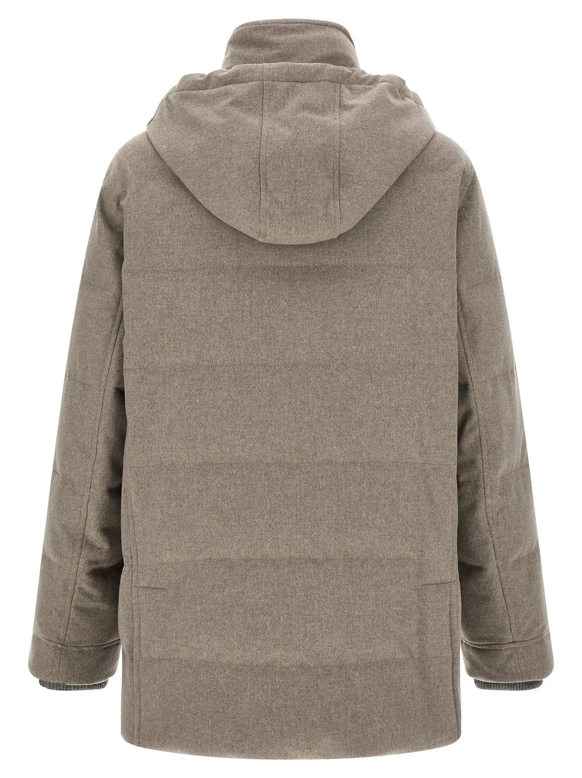 Brunello Cucinelli Brunello Cucinelli Beige Wool Parka