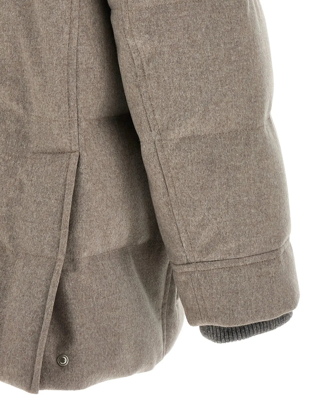 Brunello Cucinelli Brunello Cucinelli Beige Wool Parka