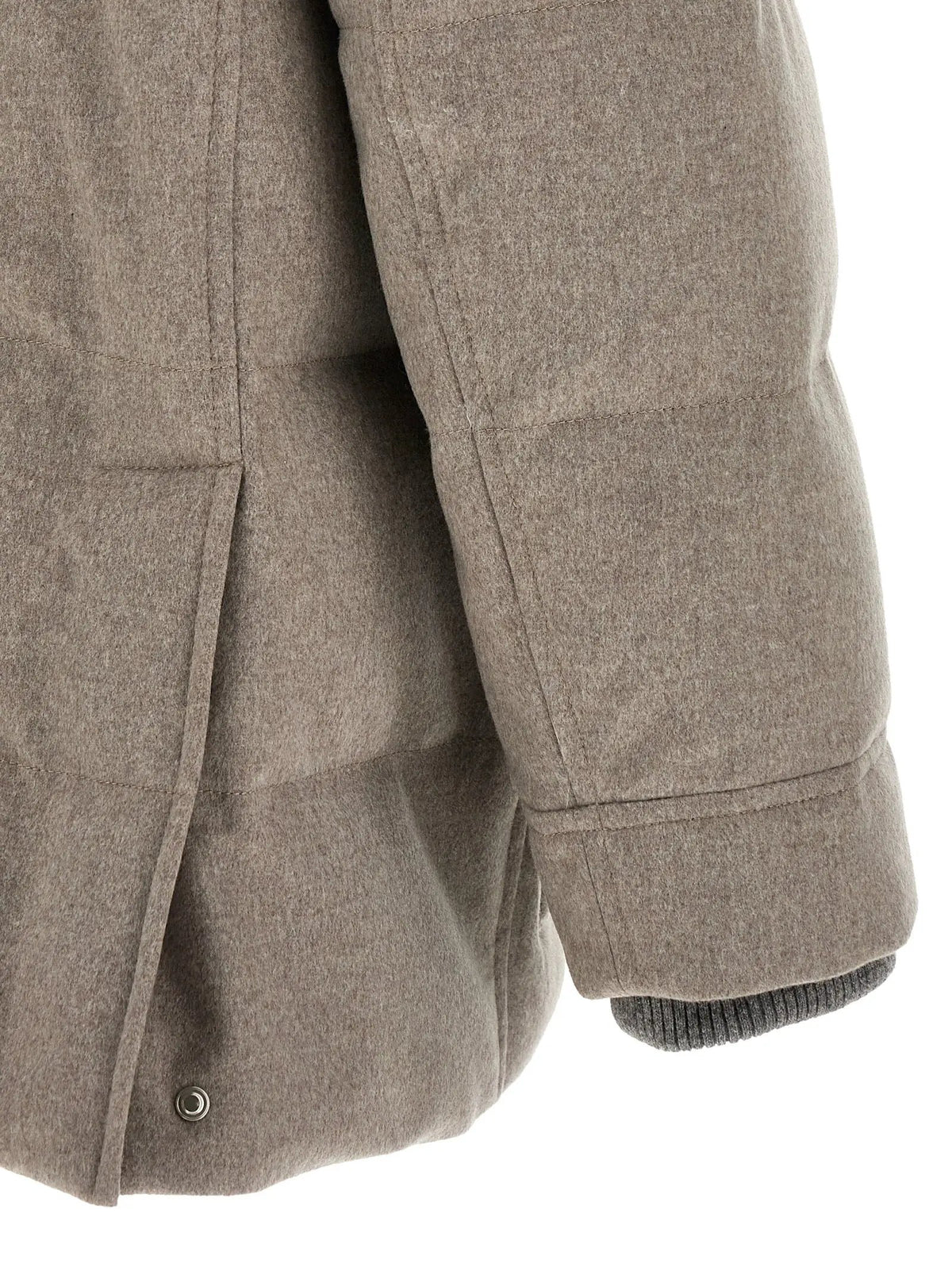 Brunello Cucinelli Brunello Cucinelli Beige Wool Parka