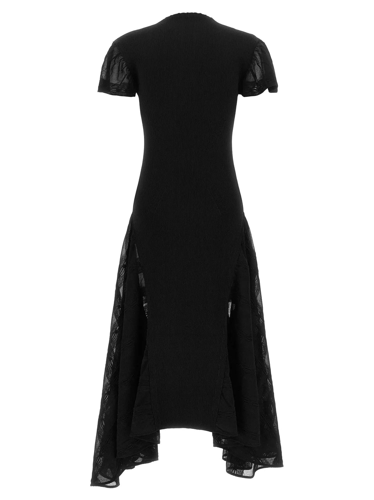 Lanvin Lanvin Black Silk Midi Dress