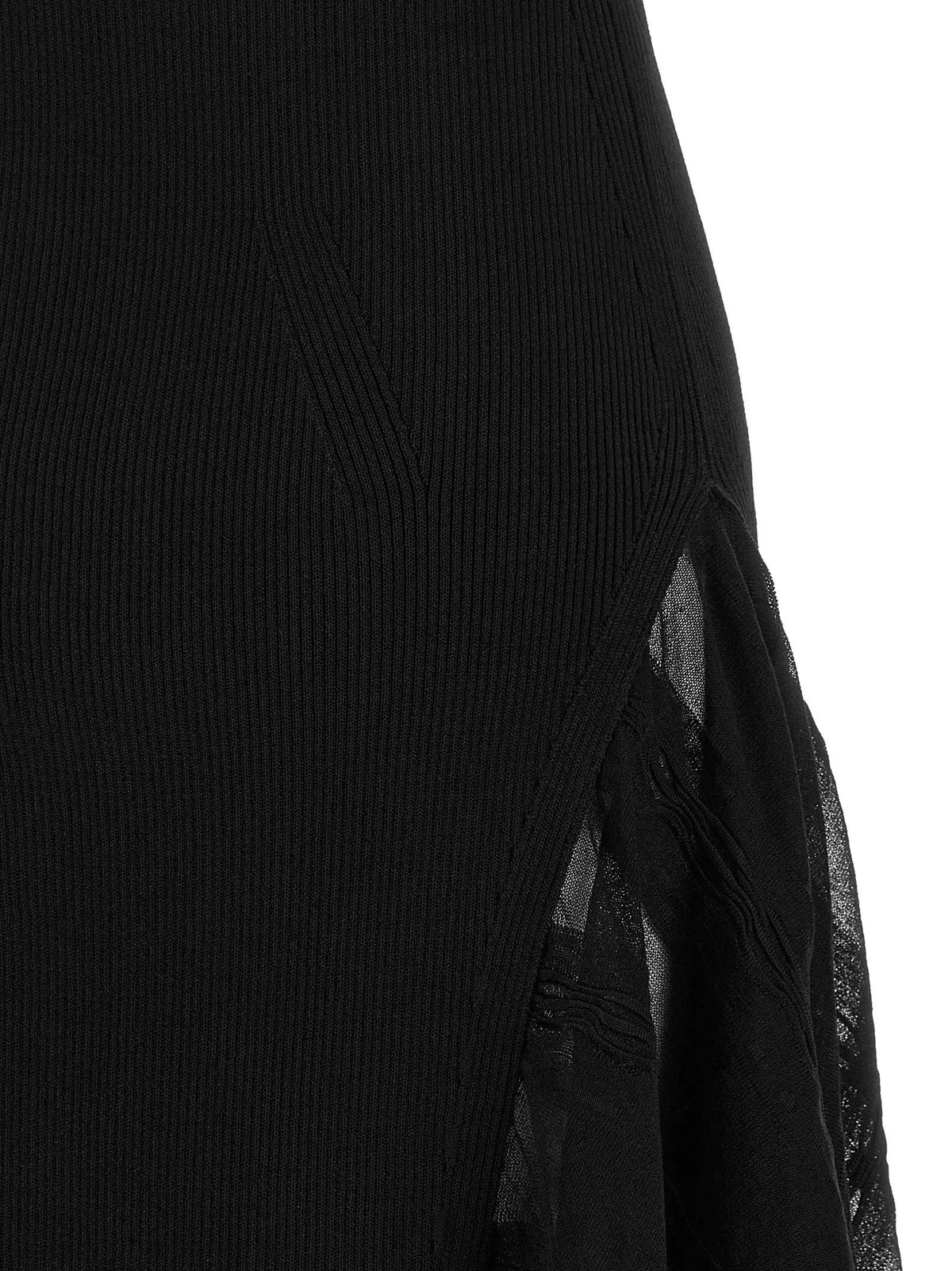 Lanvin Lanvin Black Silk Midi Dress
