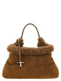 Tod's Tod's Brown Merino Wool Handbag